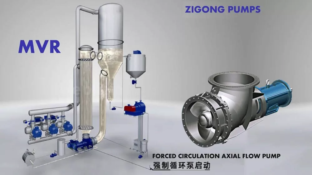 MVR forced circulation evaporation crystallizer